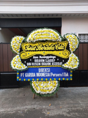 Papan Bunga Duka di Biak Barat